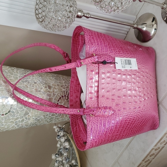 ๐ฅณ๐HOST PICK!๐๐ฅณ ๐๐ BRAHMIN ELLEN HIBISCUS OMBRE TOTE ๐๐ - Picture 7 of 9